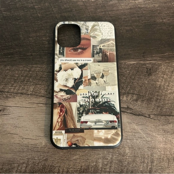 SHEIN Other - iPhone 11 Collage Phone Case - Black